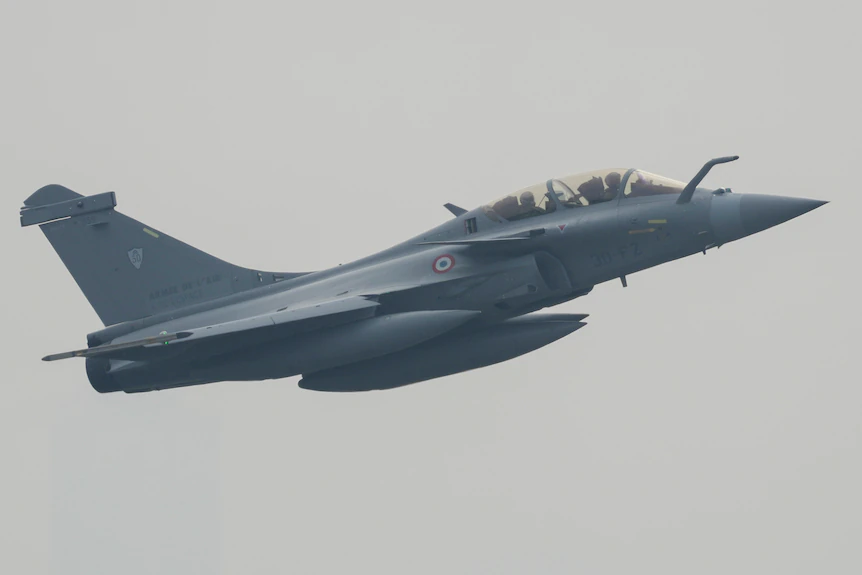 France's Rafale B twin-seat multi-role fighter is designed to perform a wide range of missions, file picture.(AP: Tatan Syuflana)