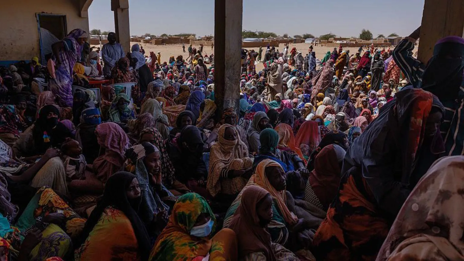 Sudanese refugees, including families from conflict zones, have fled to neighboring Chad and beyond.