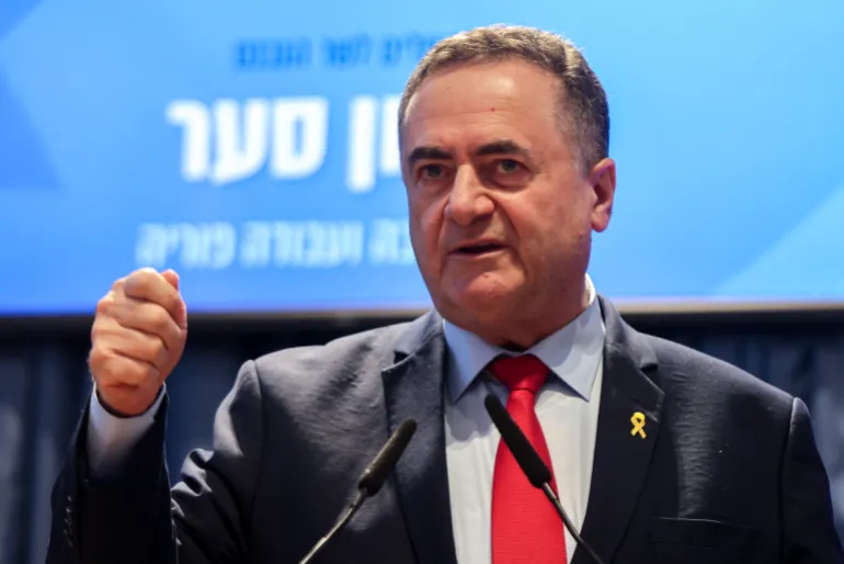 Israel's Defence Minister Israel Katz discusses territorial expansion policies affecting Gaza's population.