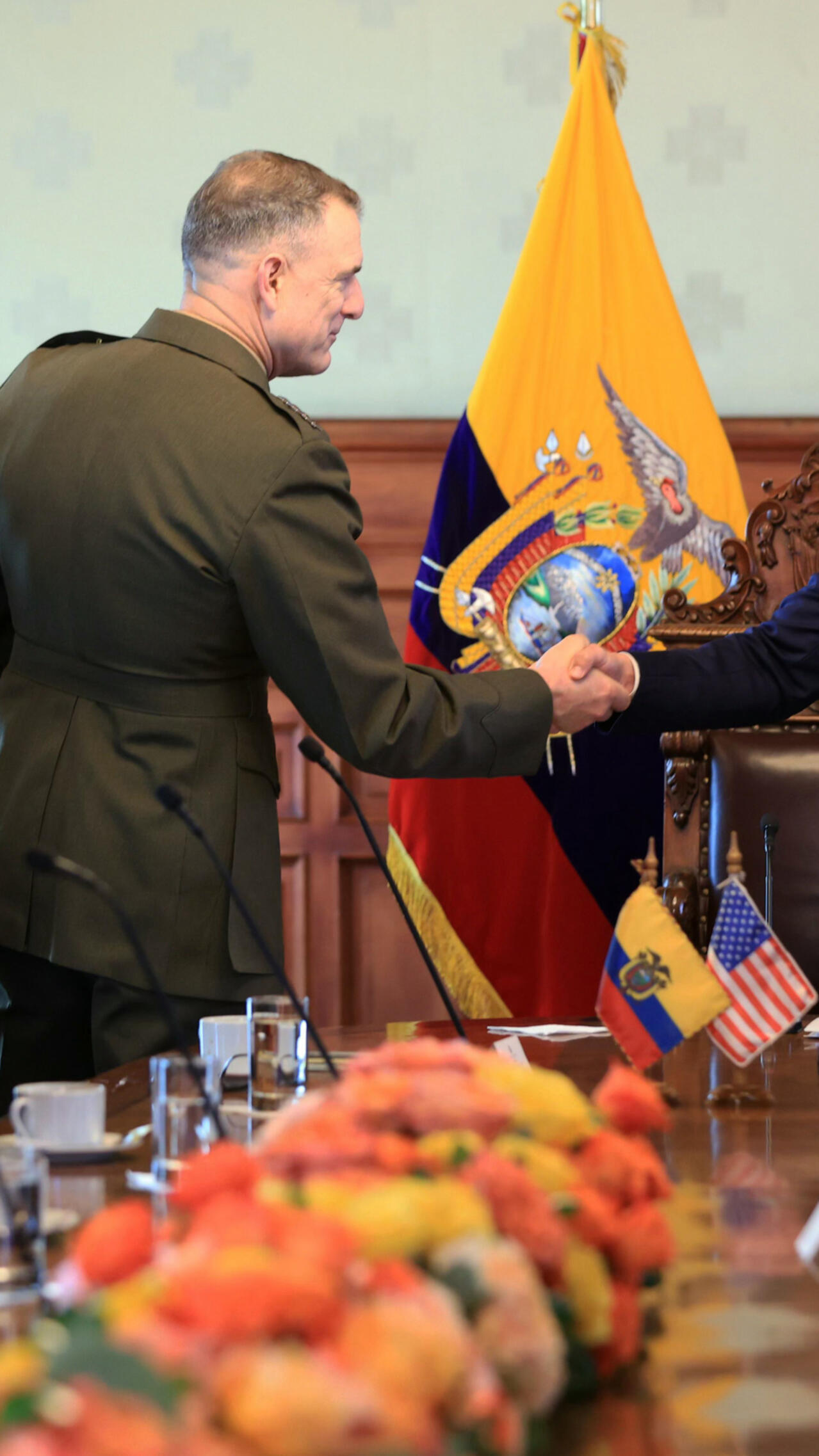 American and Ecuadorian troops conduct coordinated anti-drug operations targeting designated terrorist organizations.