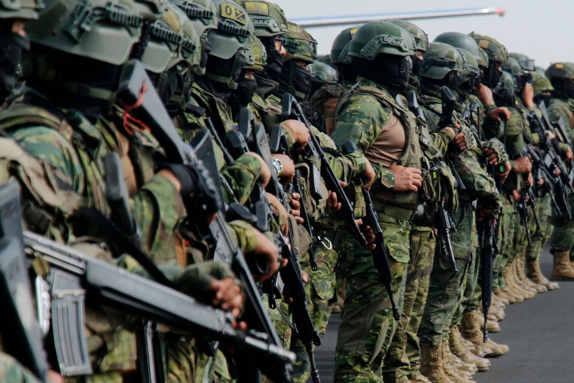 US and Ecuadorian military forces coordinate joint counter-narcotics operations against drug cartels in March 2025.