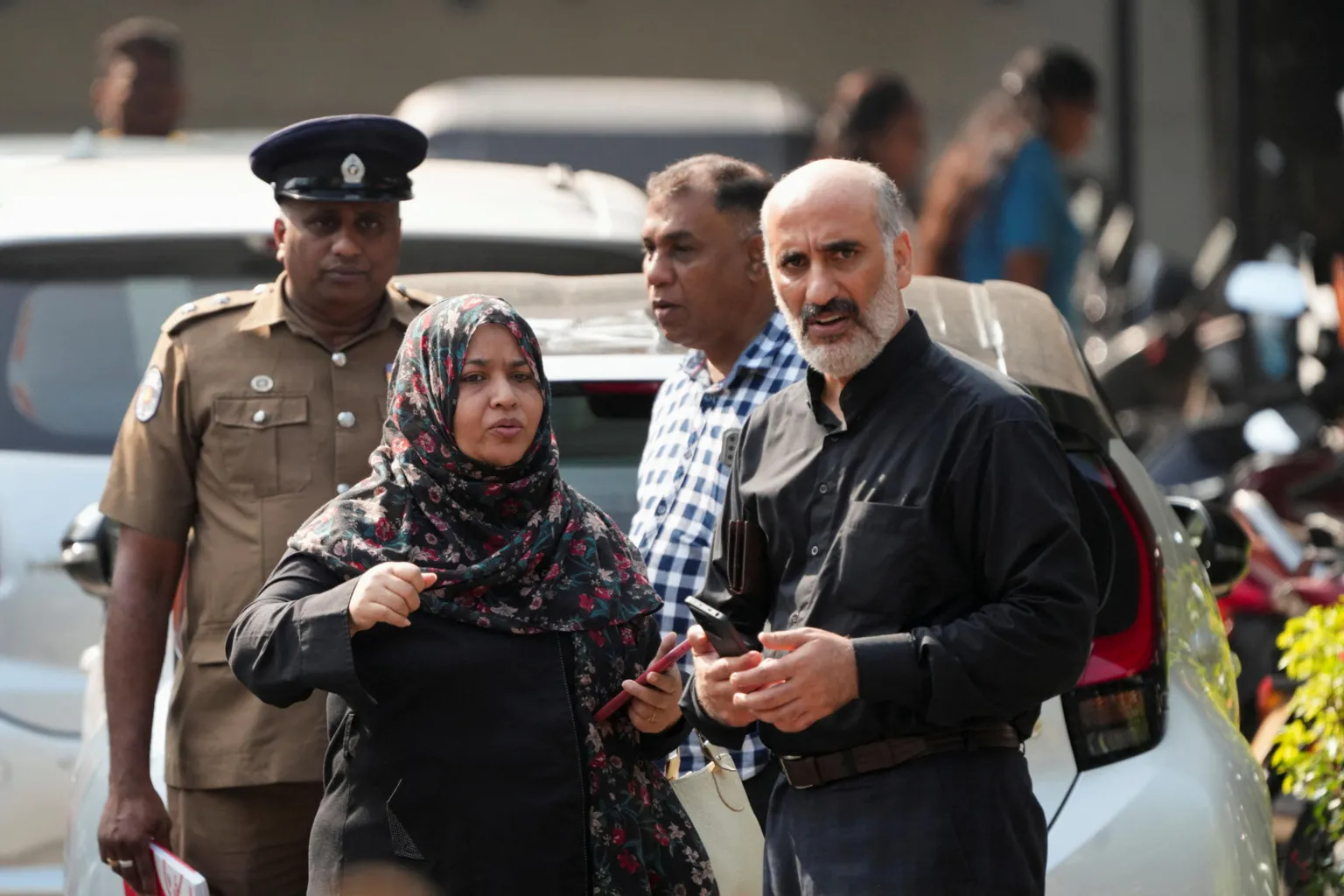 Iranian embassy official visits Galle National Hospital where survivors of IRIS Dena sinking receive medical treatment.