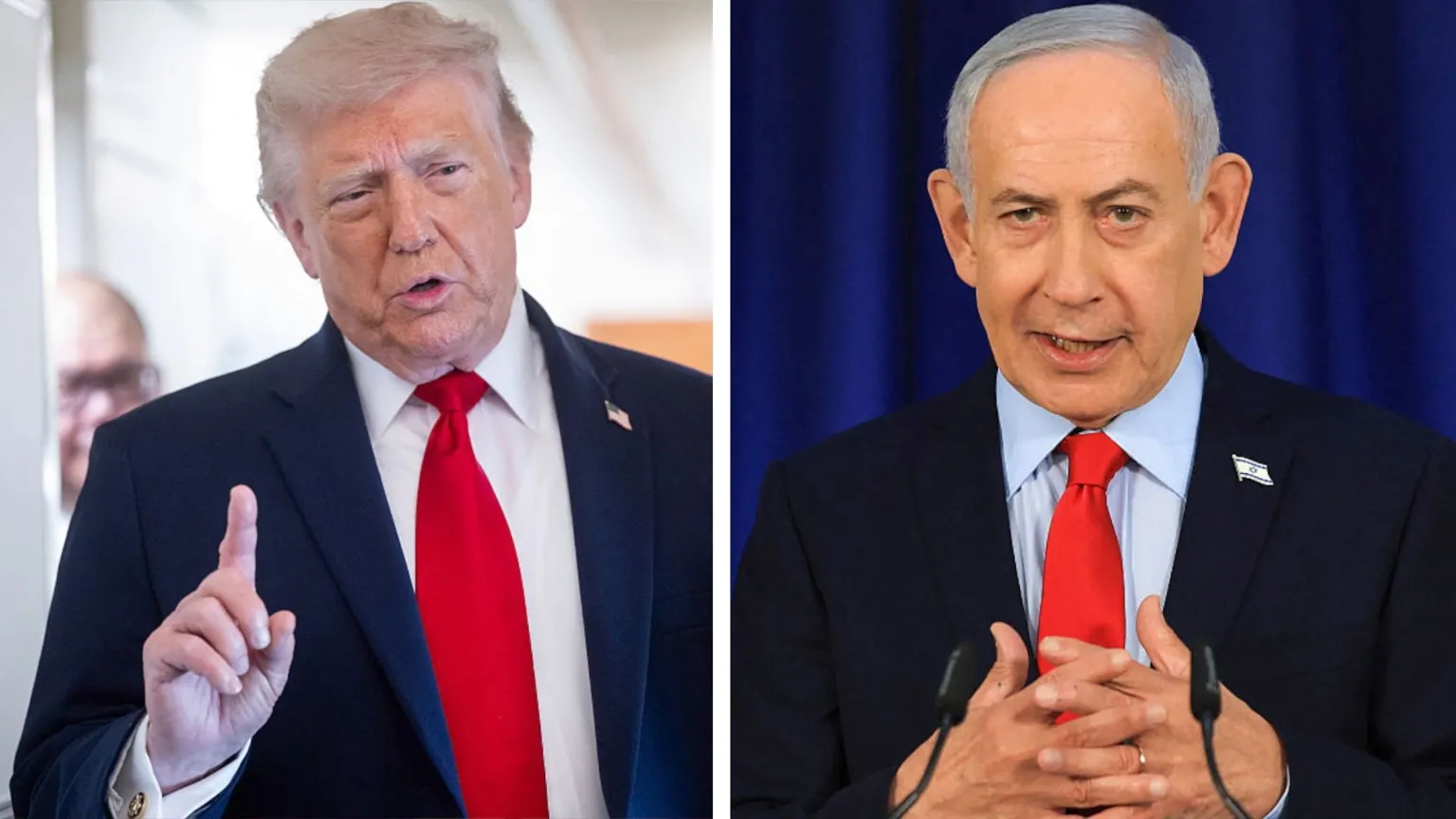 President Donald Trump and Prime Minister Benjamin Netanyahu announced coordinated military campaign against Iran, escalating Middle East tensions significantly.