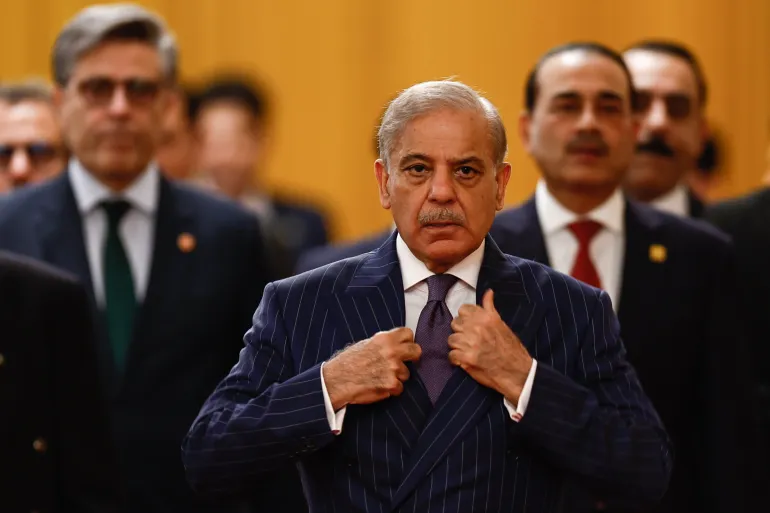 Pakistani Prime Minister Shehbaz Sharif announces the historic ceasefire deal between the United States and Iran on social media.