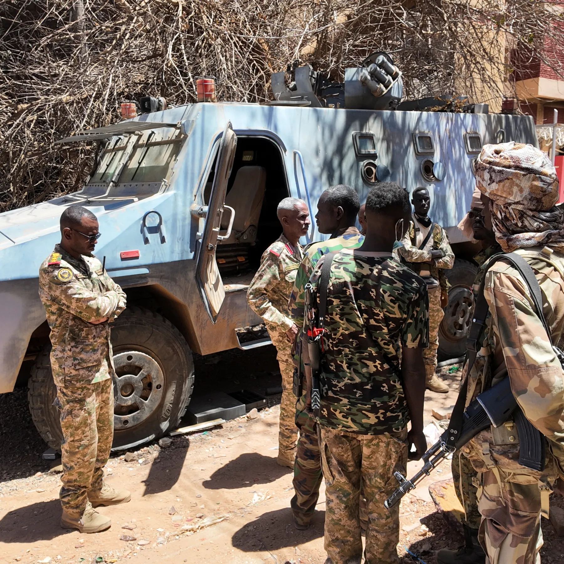 Chinese-made Feilong-1 drone detected among Haftar's military assets at Al Khadim airbase in eastern Libya.