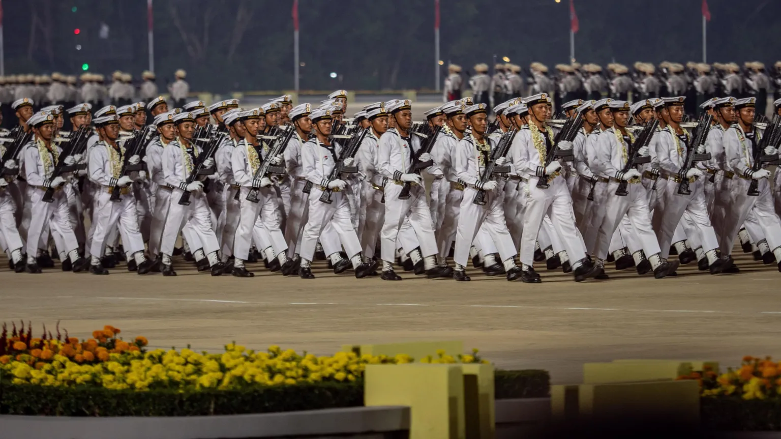 Myanmar's junta conducts annual military parade despite ongoing civil war across the country.
