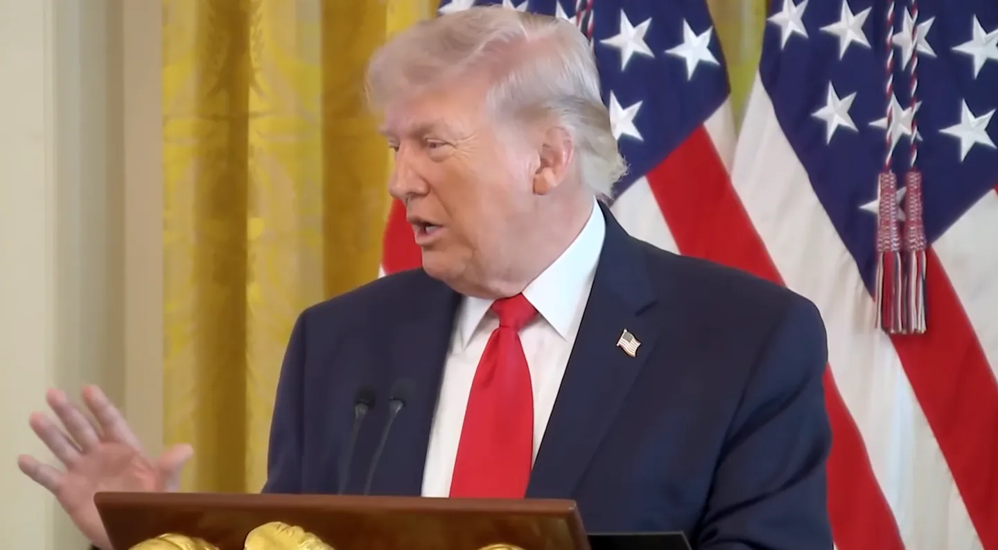 Trump made the ugly remark during the Easter lunch.Forbes
