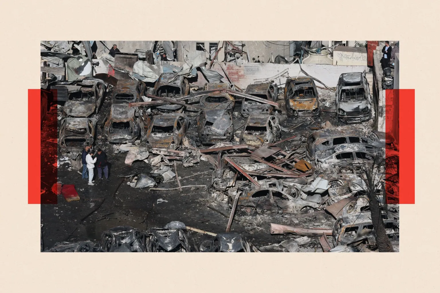 Beirut has been devastated by continuing Israeli airstrikes