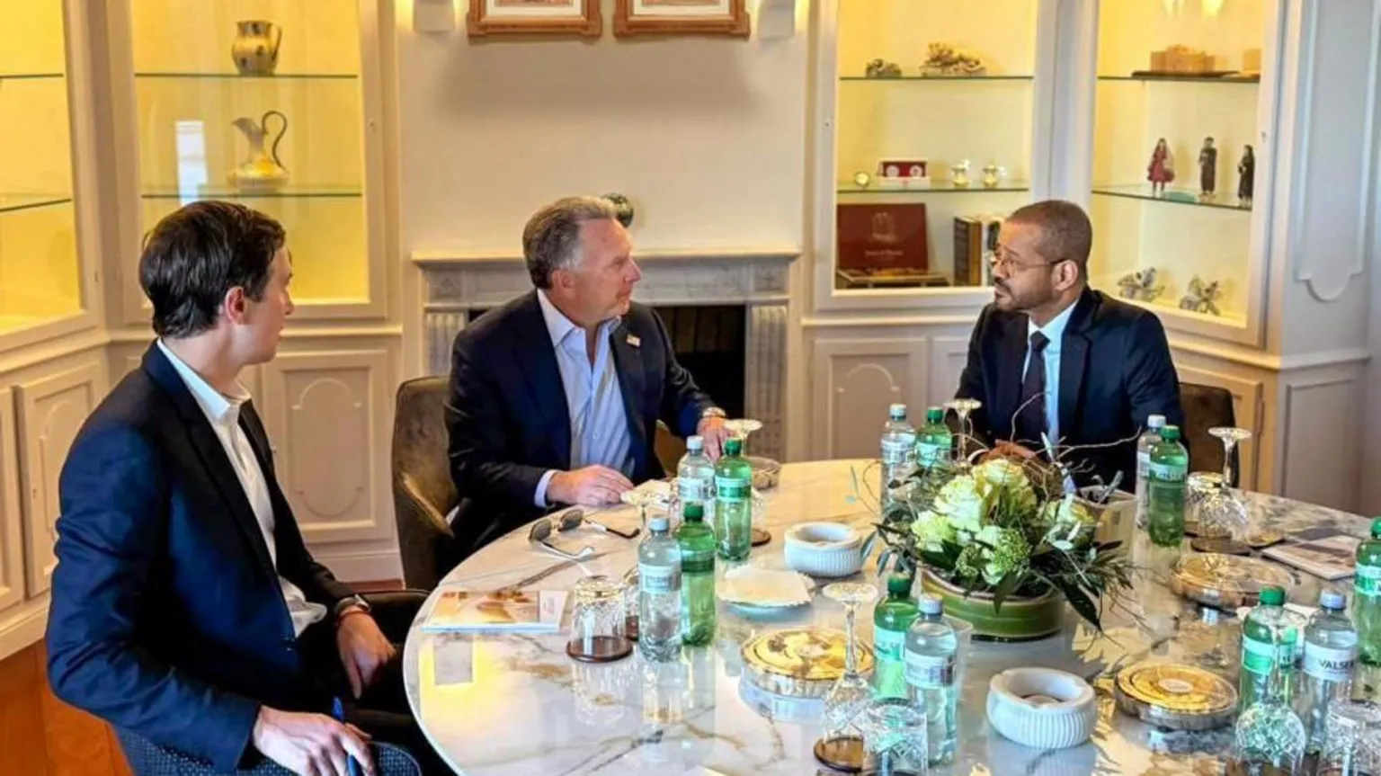 US negotiators Steve Witkoff and Jared Kushner held indirect Iran talks in Geneva facilitated by Oman's Foreign Minister.