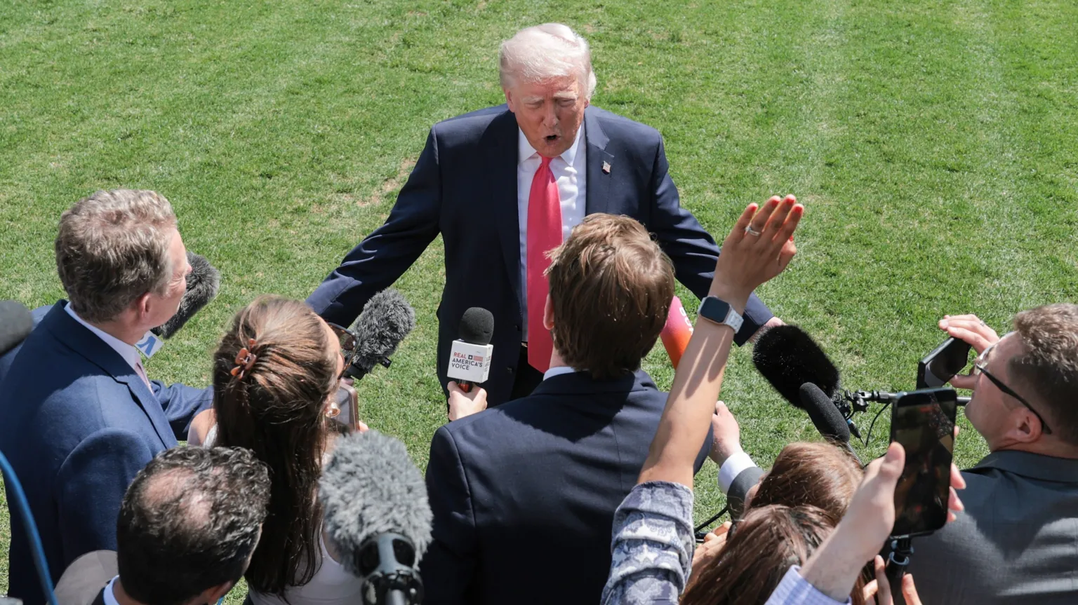 Trump told reporters on Thursday that he thought Lebanon would "take care" of Hezbollah