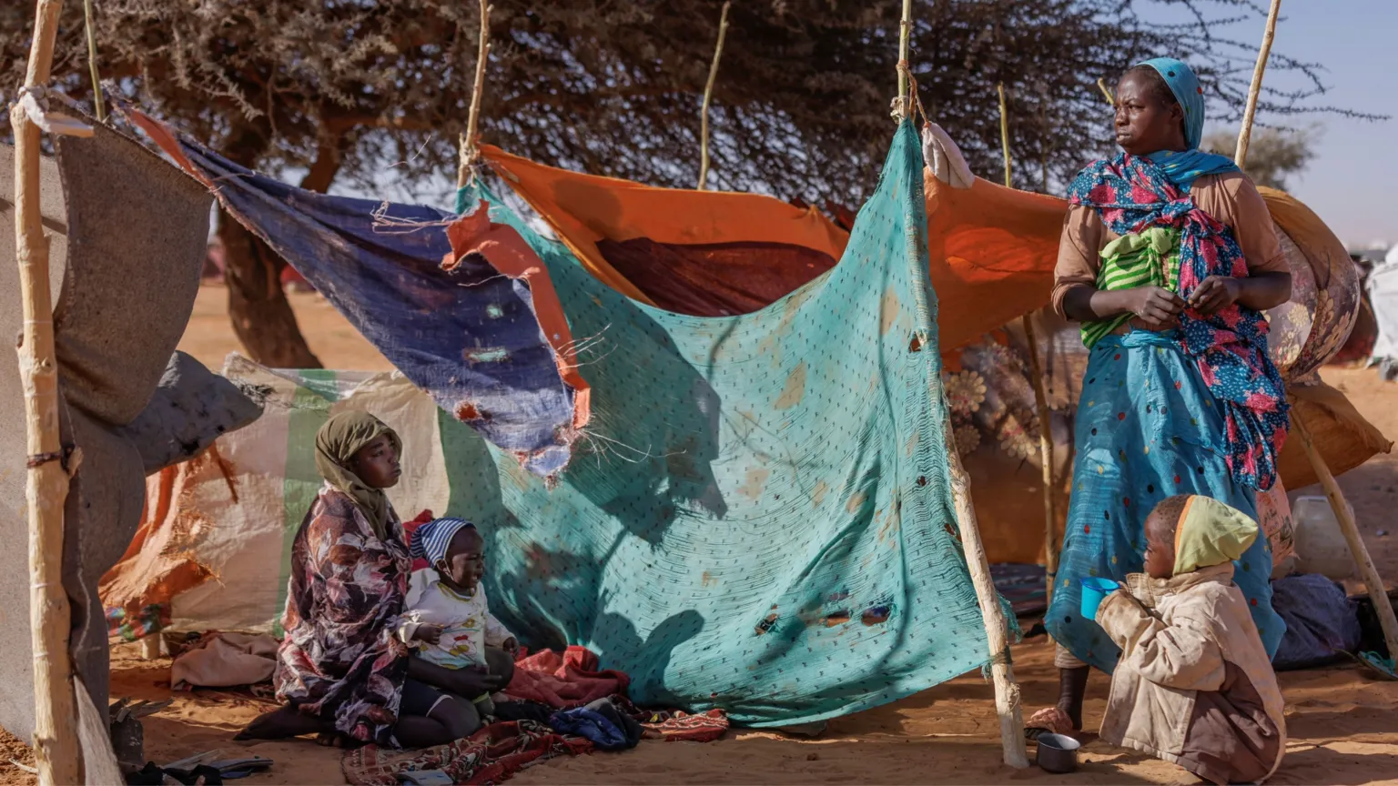 Tens of thousands of residents fled el-Fasher as the Rapid Support Forces besieged the Darfur city.