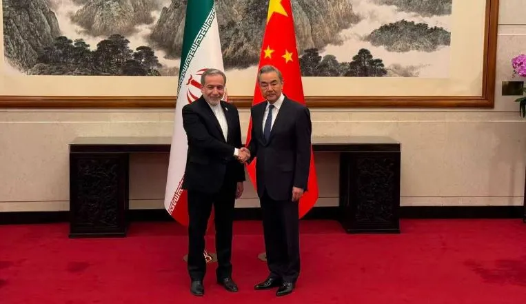 Iran's Foreign Minister Abbas Araghchi meets Chinese counterpart Wang Yi in Beijing amid US-Iran peace negotiations.
