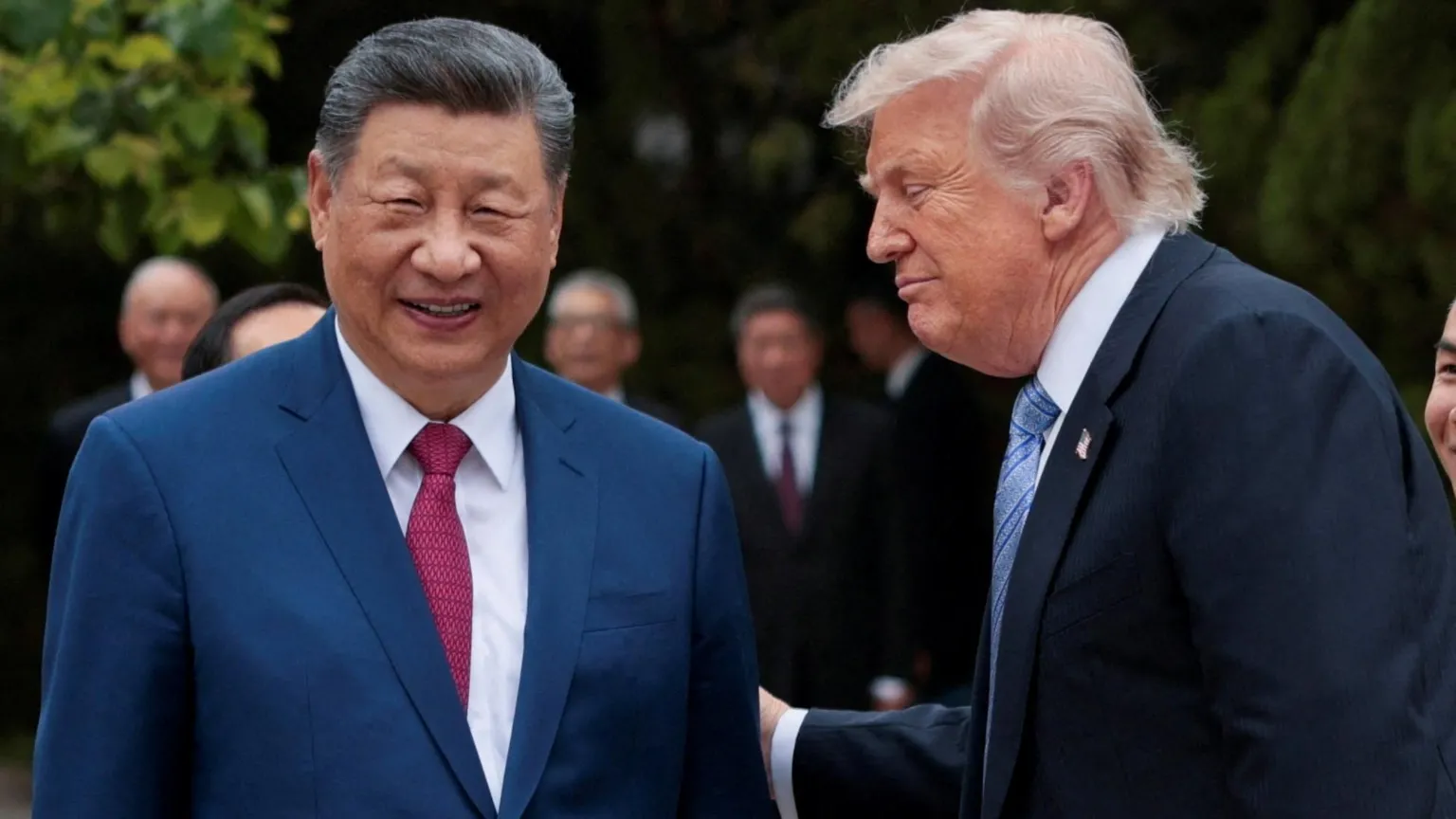 Chinese President Xi Jinping tells Trump he opposes Taiwan independence movements during Beijing summit.